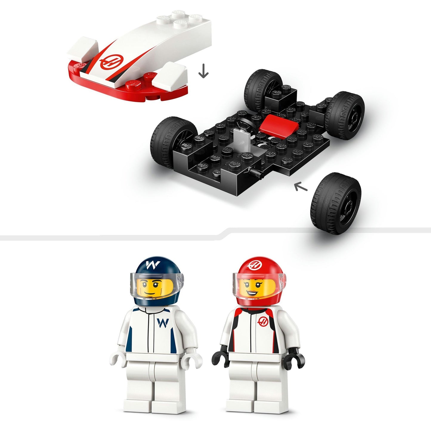 Lego Lego City 60464 F1 Williams Racing e Haas F1 Racing Cars