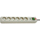 Brennenstuhl Eco-Line 13,500A Socket con Beve de sobretensión
