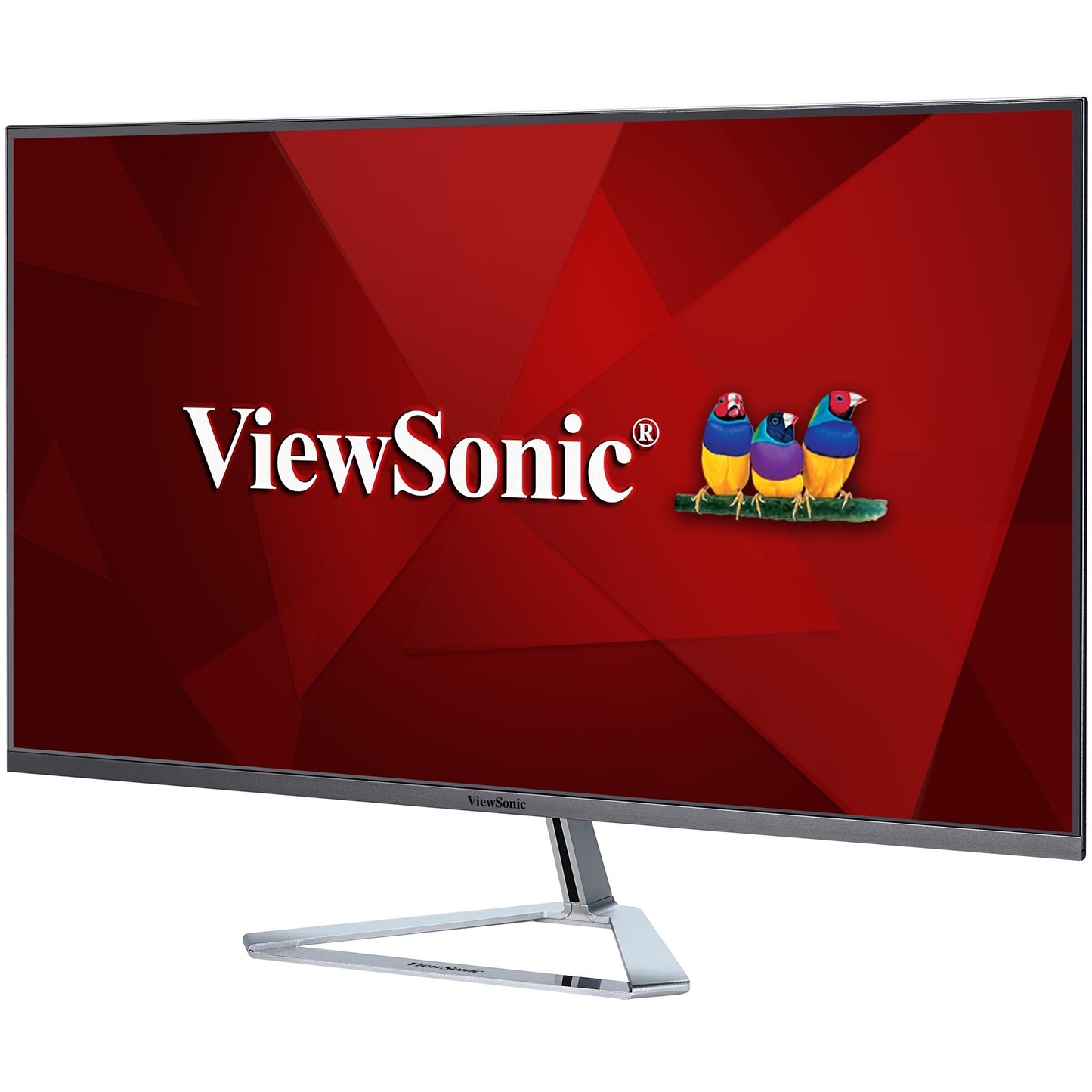 Viewsonic vx3276-mhd-3 31.5 monitor (zwart (mat) zilver, 1x hdmi, 1x displayport, vga, audio)