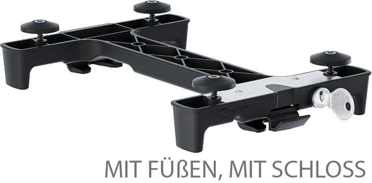 Racktime adapterplaat snap-it 2.0 met slot