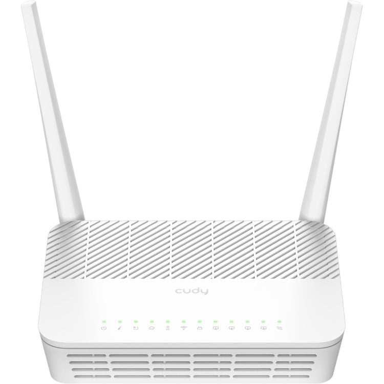 Cudy ac1200 wi-fi voip gpon router gp1200v mesh router (wit, easymesh r2)