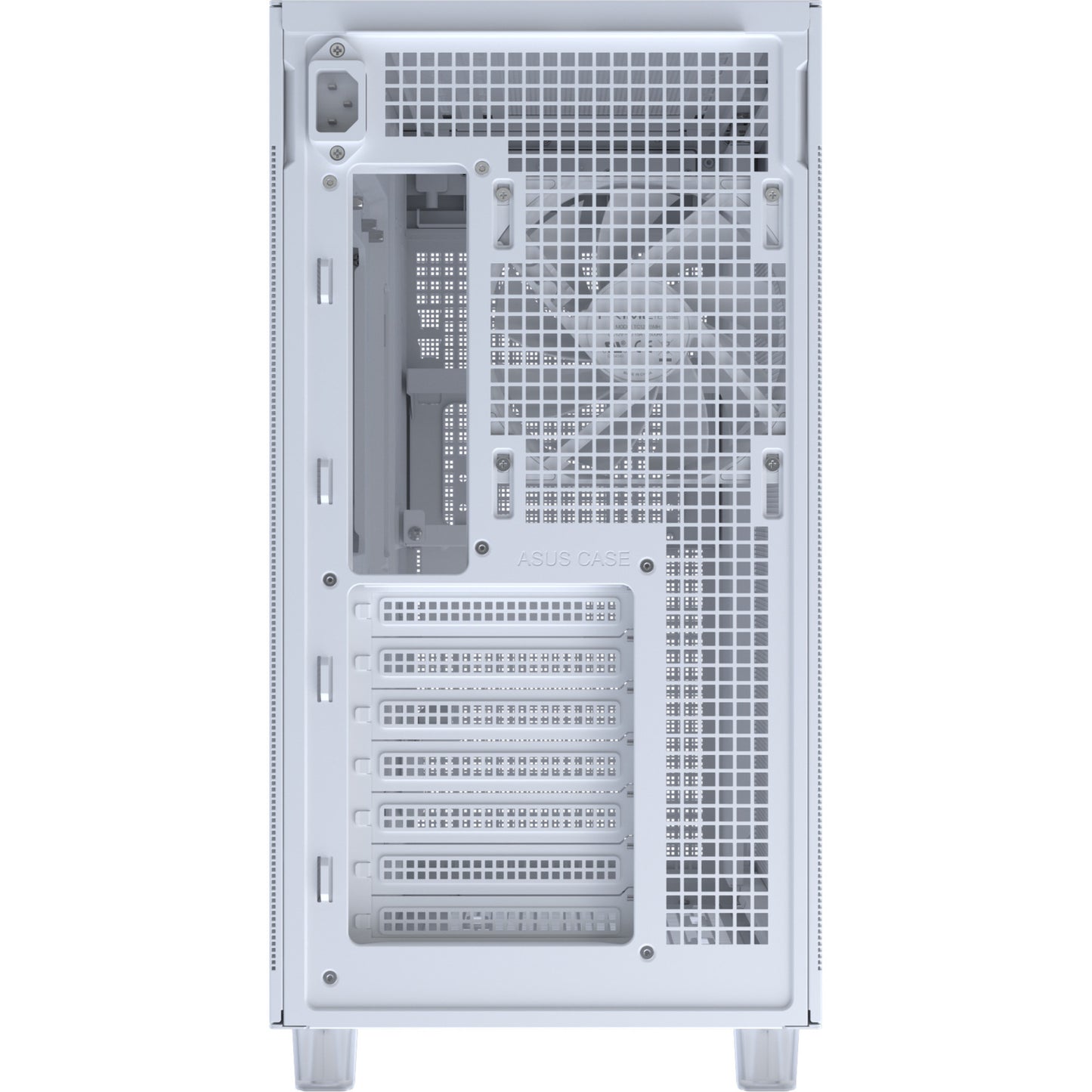 Asus Prime Ap303 - Alloggiamento Midi Tower con pannello a rete (bianco | 2x USB-A | 1x USB-C)