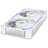 Ventole per case RGB Nzxt f240x (bianco, 2 pezzi, 240 x 120 x 30 mm, pwm)