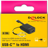 Delock USB-C> HDMI adapter key ring - afbeelding 3