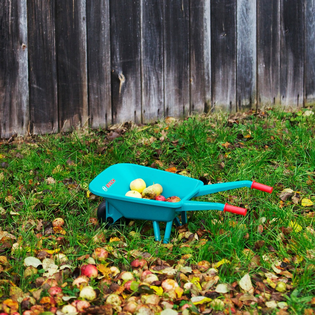 Theo small garden play set with wheelbarrow