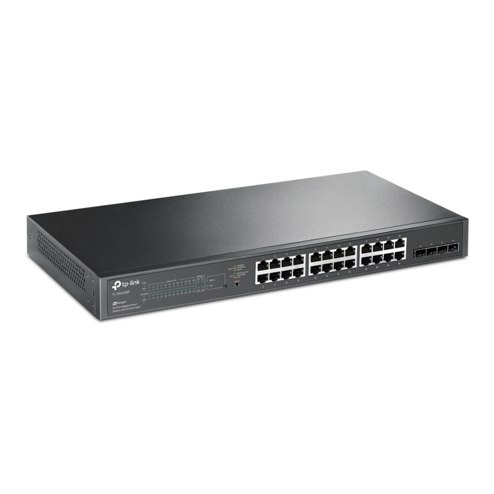 Smart Switch Gigabit a 28 porte Tp-link Omada SG2428P Jetstream (nero, 24x PoE+)