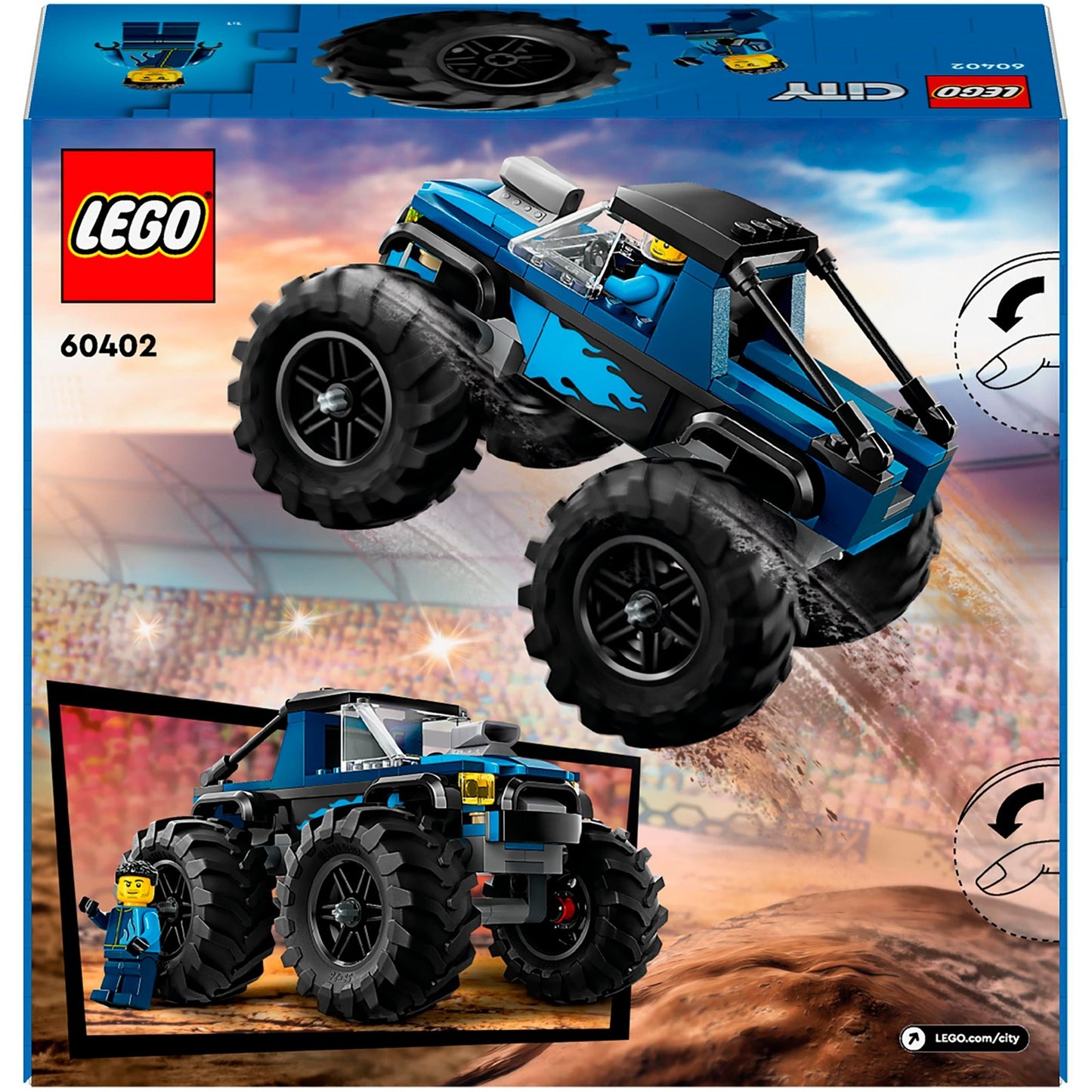 LEGO LEGO CITY 60402 CAMIÓN MONSTRA AZUL