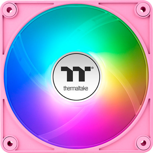 Thermaltake ct120 ex argb sync ventola di raffreddamento per PC rosa (pacchetto da 3 ventole) ventole per case (rosa, 3 pezzi, 120 x 120 x 25 mm, pwm)