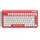 Iqunix og80 joy vendor wireless mechanical keyboard (rood, us lay-out (qwerty), iqunix moonstone, 80% (tkl), rgb leds, hot-swappable, pbt, 2.4ghz | bluetooth 5.1 | usb-c)