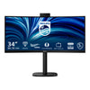Monitor ultrawide curvo Philips 34b2u3600ch 34 (nero, 2x HDMI, porta display, 3x USB-A, USB-B, USB-C, RJ-45)