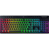 Tastiera da gioco meccanica Razer Blackwidow v4 Hyperspeed (nera, layout USA (qwerty), verde a basso profilo, 100%, double-shot pbt)