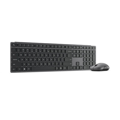 Conjunto de escritorio combinado inalámbrico multidispositivo moderno Lenovo 700 (gris, diseño estadounidense (Qwerty), 100%, 4000 ppp, 2,4 GHz, BT 5.3, USB-A)