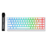 Teclado para juegos con interruptor magnético de efecto hall mchose ace 68 (blanco, diseño estadounidense, magnético ice rhino, 60%, rgb, intercambio en caliente, usb-c, sensor de efecto hall)