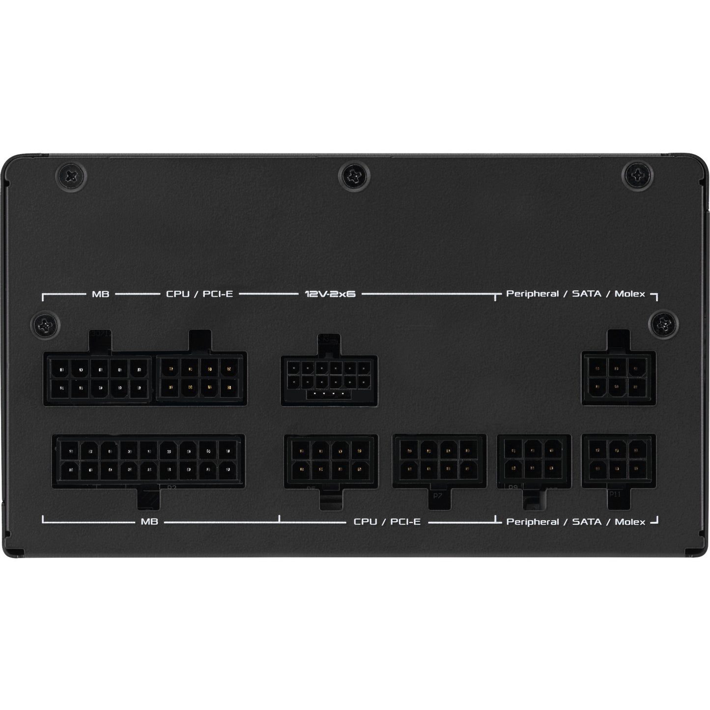 Fuente de alimentación modular Asus Prime Gold Black Edition de 850 vatios (negro, 1x 12v-2x6, 3x pcie)