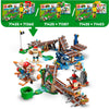 Set de expansión Lego Super Mario: Juguete de construcción con paseo en carro minero de Diddy Kong (71425)
