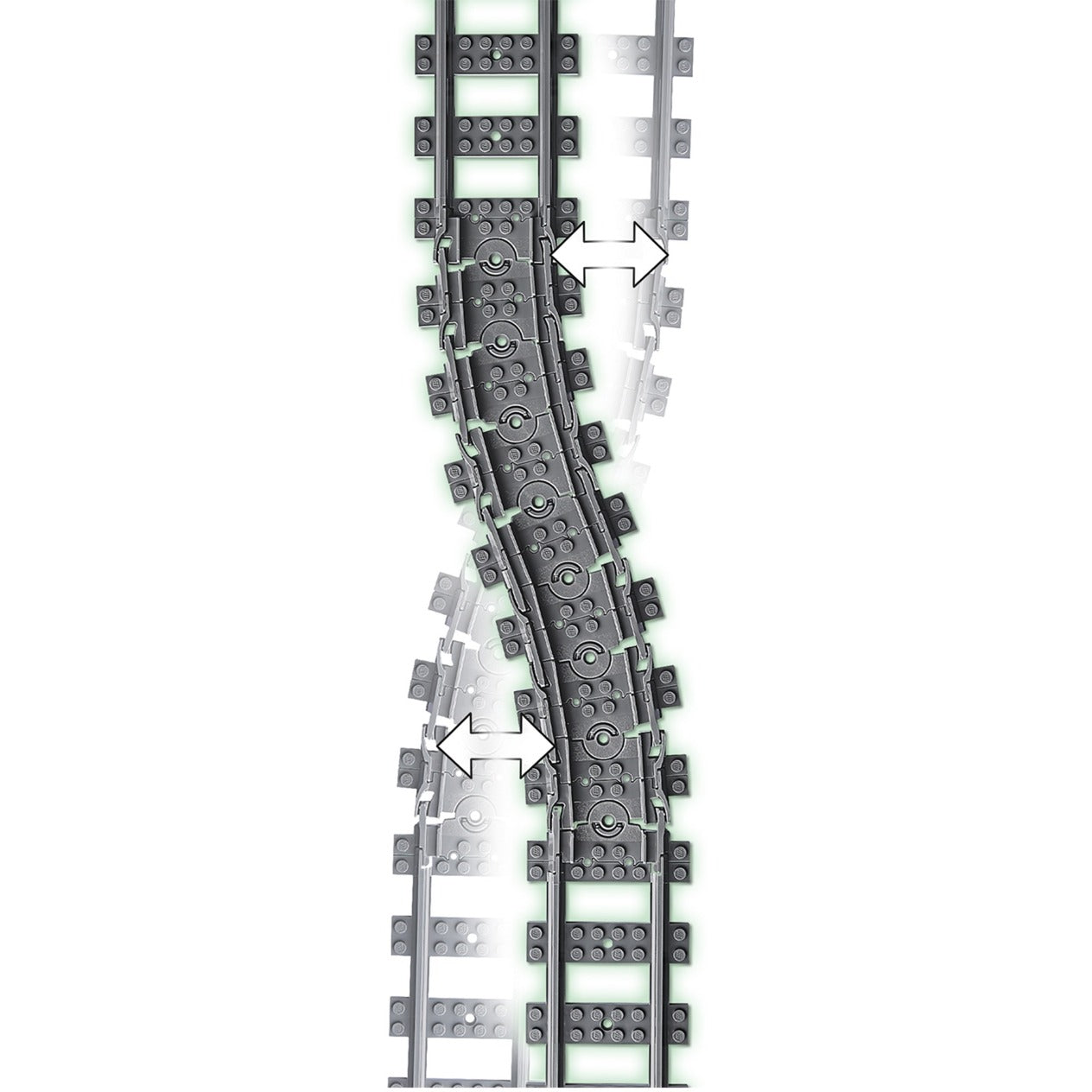 Lego City 60205 Rails flessibili 20 pezzi