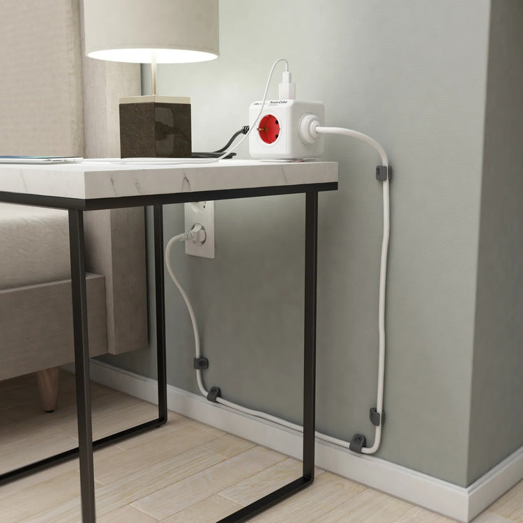 Ciabatta estesa Allocacoc powercube multipresa (bianco rosso)