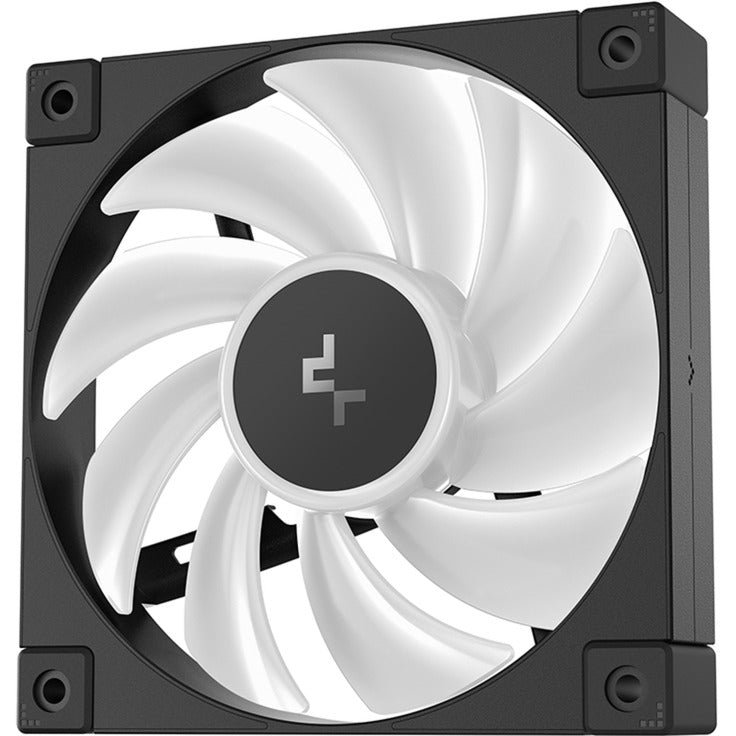 Ventiladores de caja Deepcool fd12 argb (negro, 3 piezas, 120 x 120 x 25 mm, pwm, 3 piezas, conector de ventilador pwm de 4 pines)