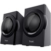 Trust yuri 2.1 speaker set pc-luidspreker (zwart)