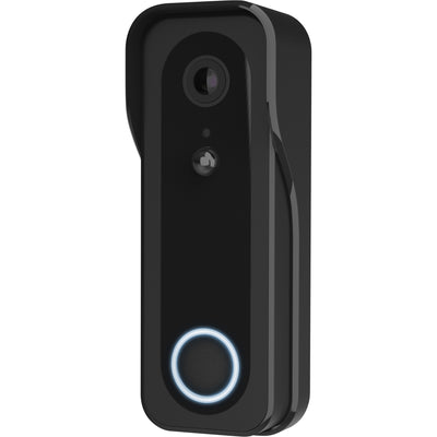 Videocamera per campanello WiFi intelligente Trust doorcam-3000 (nera, WiFi da 2,4 GHz)