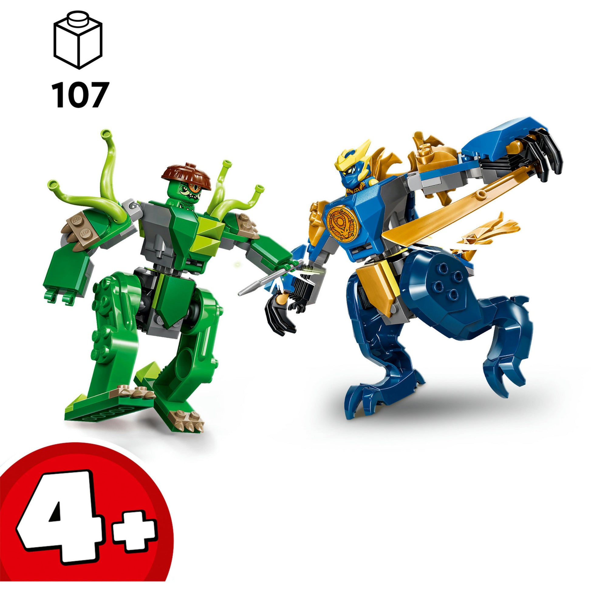 Lego ninjago 71853 batalla mecánica del dragón de jay