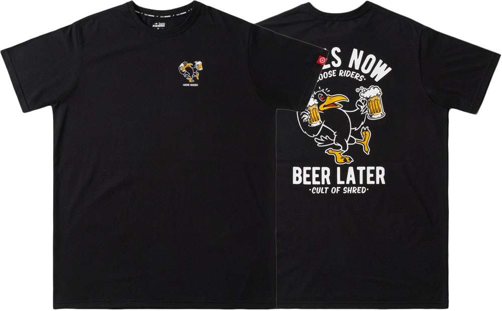 Loose riders drinky crow - tech tee