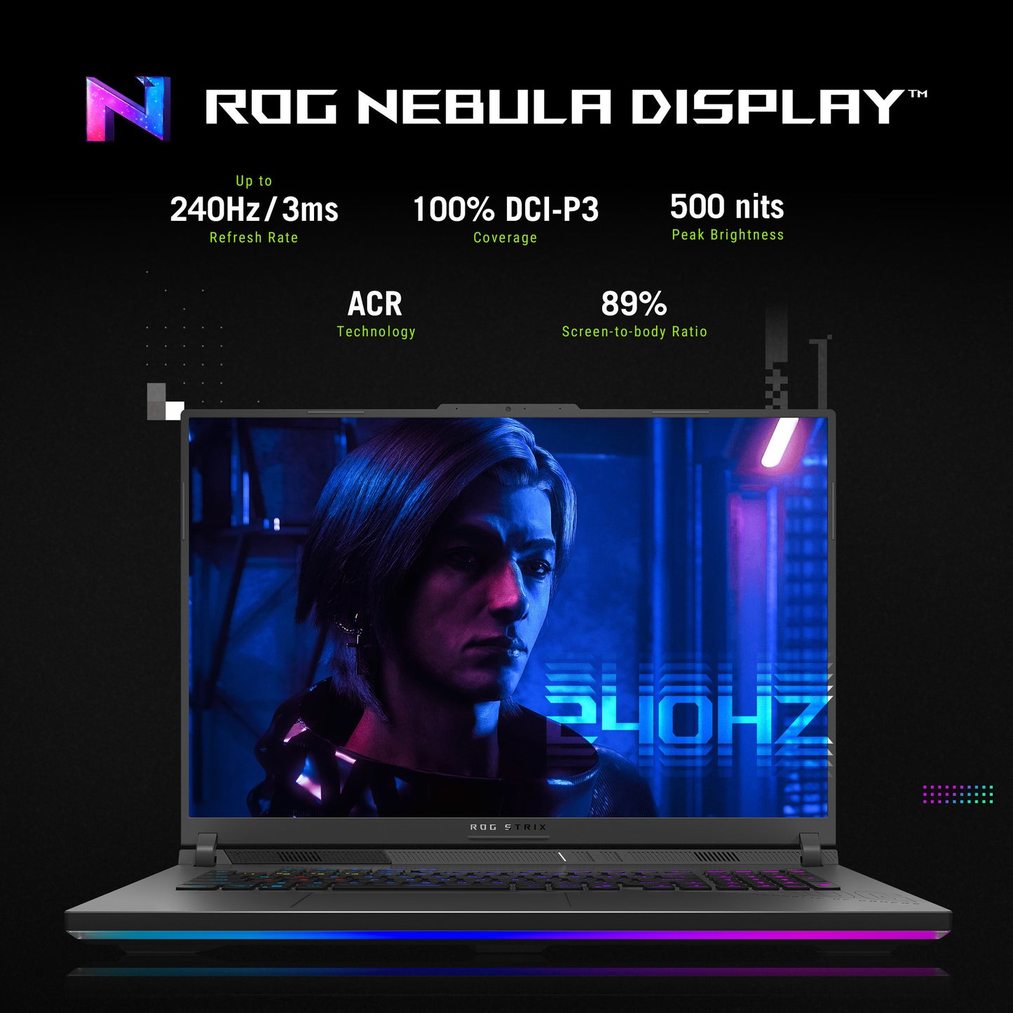 Asus rog strix g18 g814pp-s8075w 18 gaming laptop (grijs | r9 8940hx | rtx 5070 | 32 gb | 1 tb ssd)