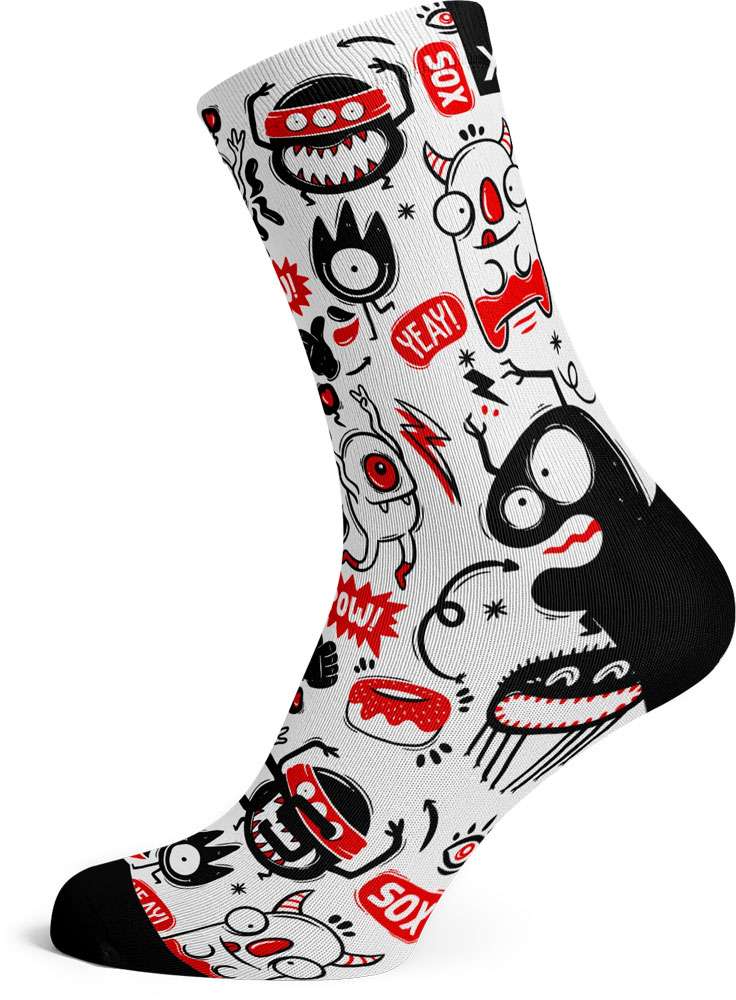 Calzature Sox luminose e funky: calzini
