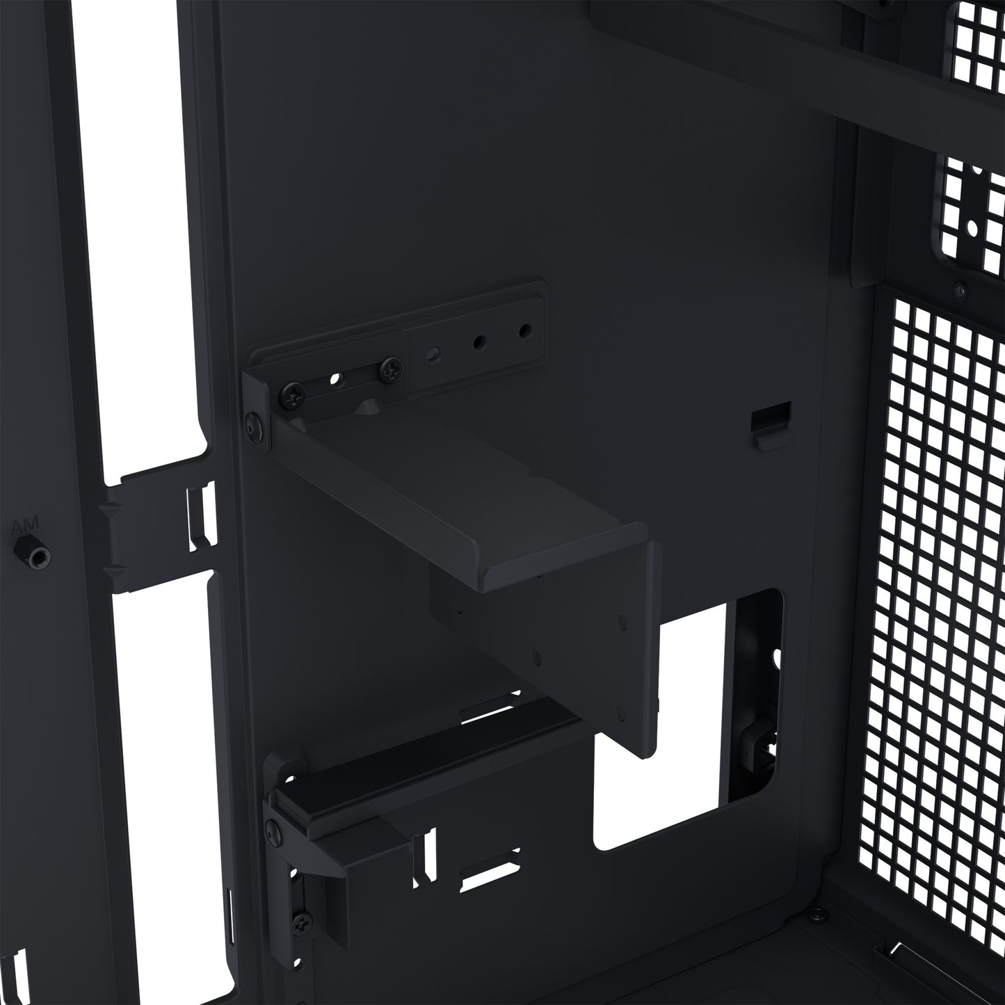 Asus prime ap303 - tempered glass panel midi tower behuizing (zwart | 2x usb-a | 1x usb-c | tempered glass)