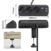 Ciabatta Act Connectivity con 3 prese tipo F (nera, erogazione di potenza 30 W, porte USB tipo C A)