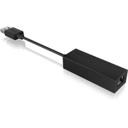 Icy box ib-ac501a, usb 3.0 > rj-45 adapter (zwart) - afbeelding 2