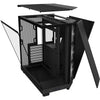 Nzxt h6 flow rgb midi tower behuizing (zwart | 2x usb-a | 1x usb-c | rgb | tempered glass)