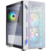 Silverstone fara h1m pro midi tower behuizing (wit | 3x usb-a | rgb | window) - afbeelding 1