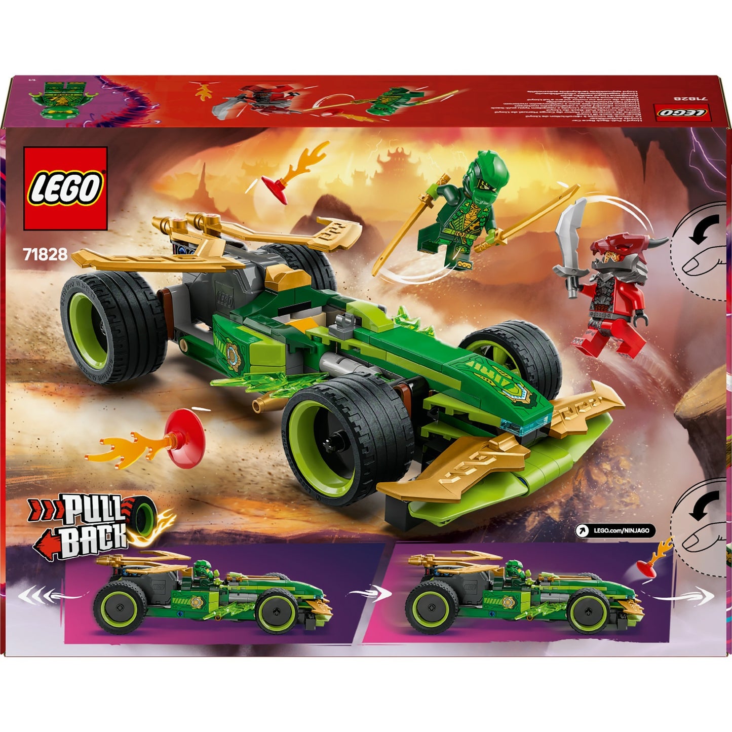 Lego Lego Ninjago 71828 Lloyds Pull-Back Racing Car