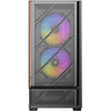 Carcasa midi torre Antec p30 argb (color madera negro | 2x USB-A | 1x USB-C | vidrio templado)