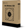 Silverstone air slimmer 120 case fan (zwart, 120 x 15 x 120 mm, pwm)