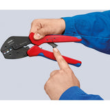 Knipex multicrimp krimptang 973302 (rood blauw) - afbeelding 3