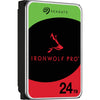 Seagate ironwolf pro 24 tb harde schijf (sata 6 gb s, 24 7)