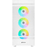 Sharkoon rebel c50 white rgb midi tower behuizing (wit | 2x usb-a | 1x usb-c | rgb | tempered glass) - afbeelding 2
