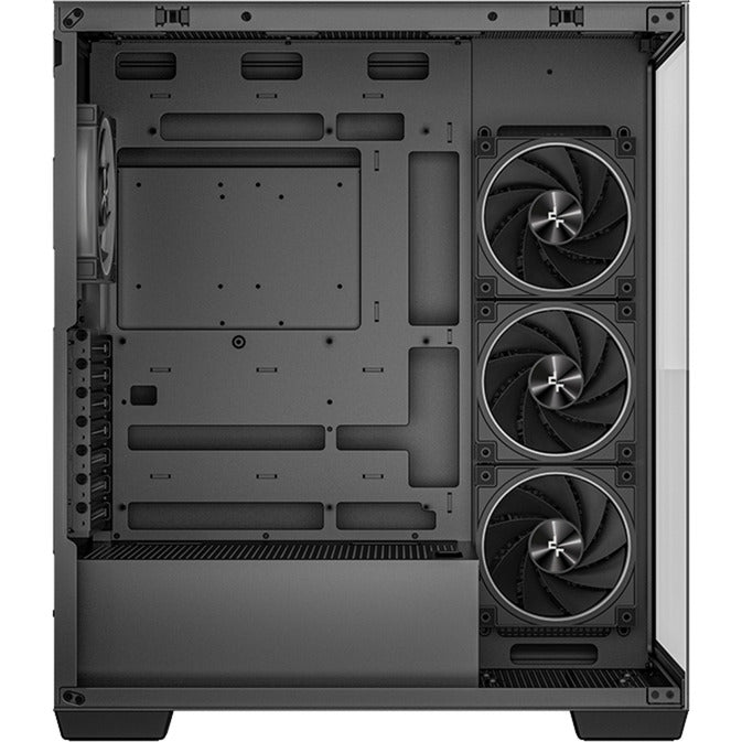 Custodia midi tower Deepcool CG580 4f v2 (nero | 2x USB-A | 1x USB-C | RGB | vetro temperato)