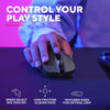 Trust GXT 931 YBar ratón inalámbrico para juegos (negro, 200 - 7200 dpi, 2,4 GHz Bluetooth USB)