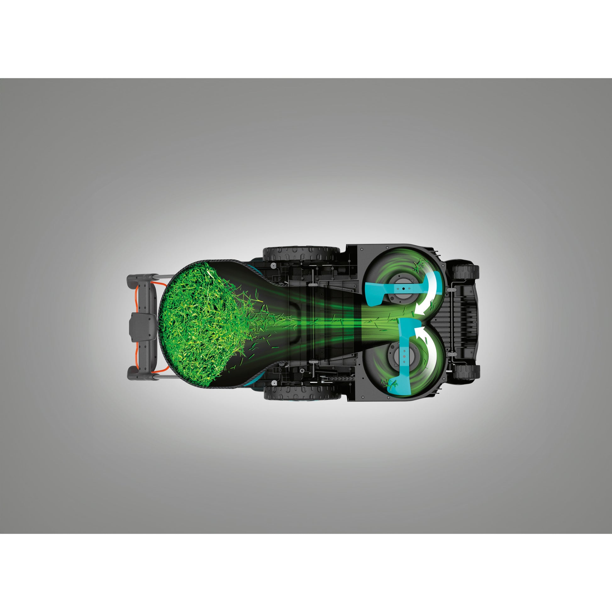 Gardena grasmaaier powermax duo 46 36v (zwart grijs, 2x accu en lader inbegrepen)