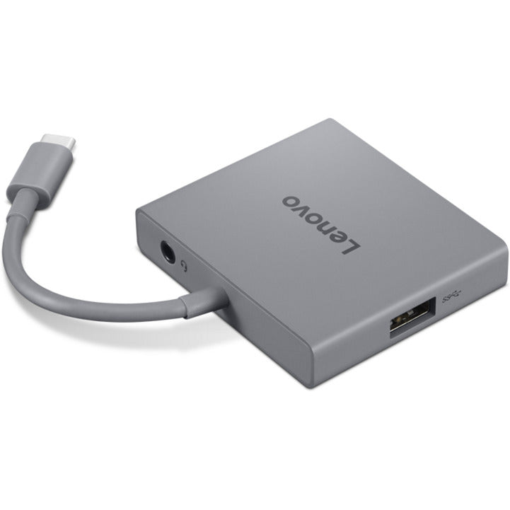 Hub USB Lenovo USB-C 4 en 1 Hub Gen2 (gris)