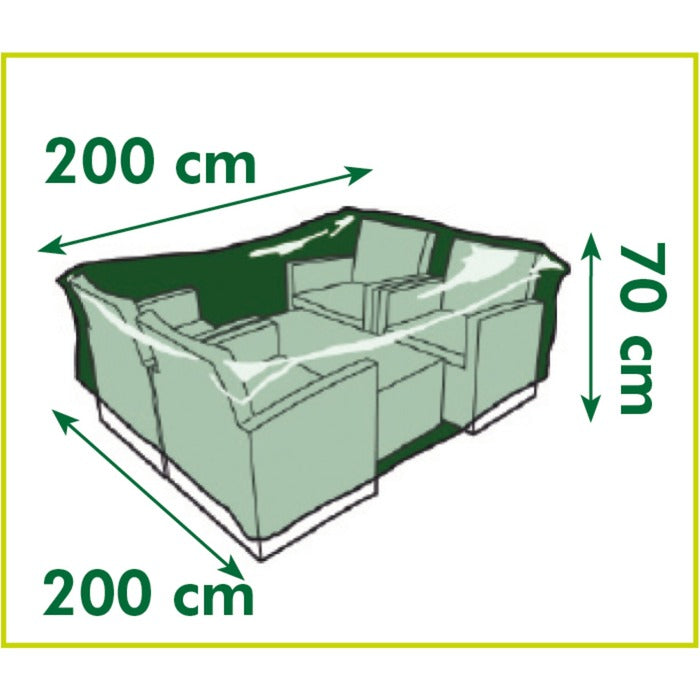 Cubierta de muebles de jardín de la naturaleza para set de salón