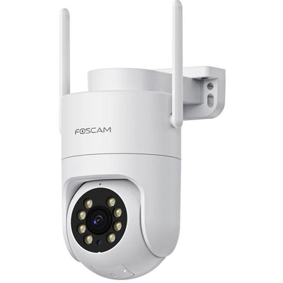 Foscam PD8, telecamera di sicurezza 4K 8MP Dual Band WiFi 6 PT (Bianco)