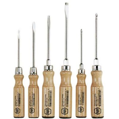 Wiha schroevendraaierset set (bruin, 6-delig)