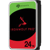 Seagate ironwolf pro 24 tb harde schijf (sata 6 gb s, 24 7)