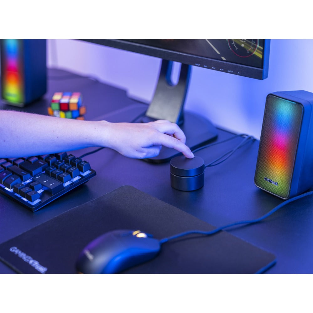 Confiar en el set de altavoces de 2.0 RGB ILUME 611 Wezz Illuminated 2.0