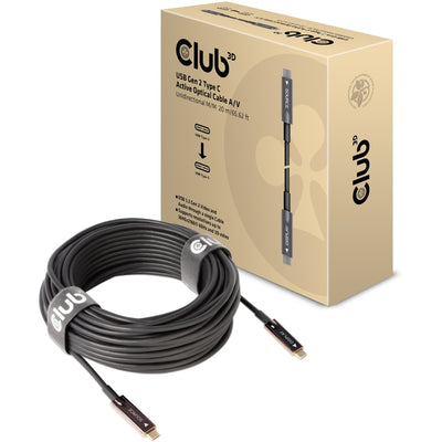 Club 3D USB-C Gen 2 Active Optical A V Unidireccional M M