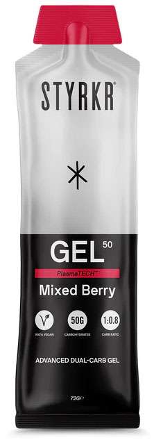 Styrkr gel50 dual-carb energia gel